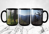 15 oz. Black Mug Nature Designs