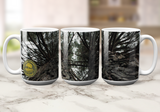 15 oz. White Mug Nature Designs