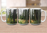 15 oz. White Mug Nature Designs