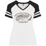 DM476 Ladies' Game V-Neck T-Shirt